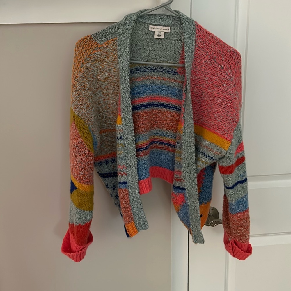 Open front cardigan